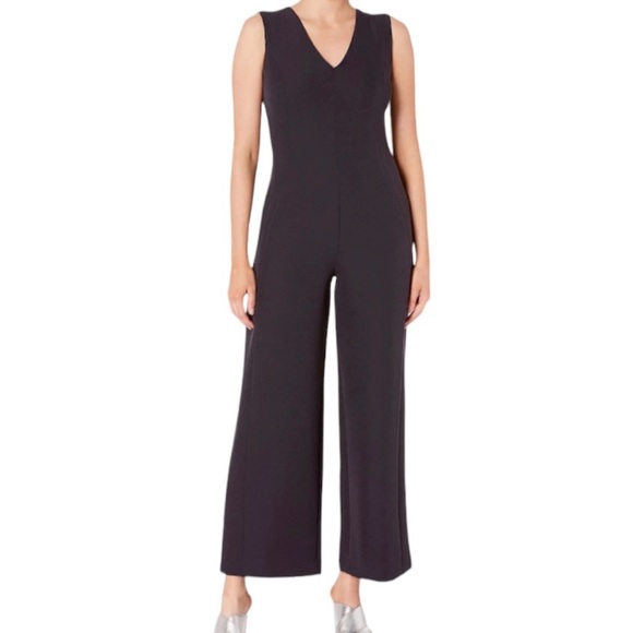 Banana Republic Pants - NWT BANANA REPUBLIC Black Sleeveless V-neck Wide Leg Jumpsuit Women's size 12